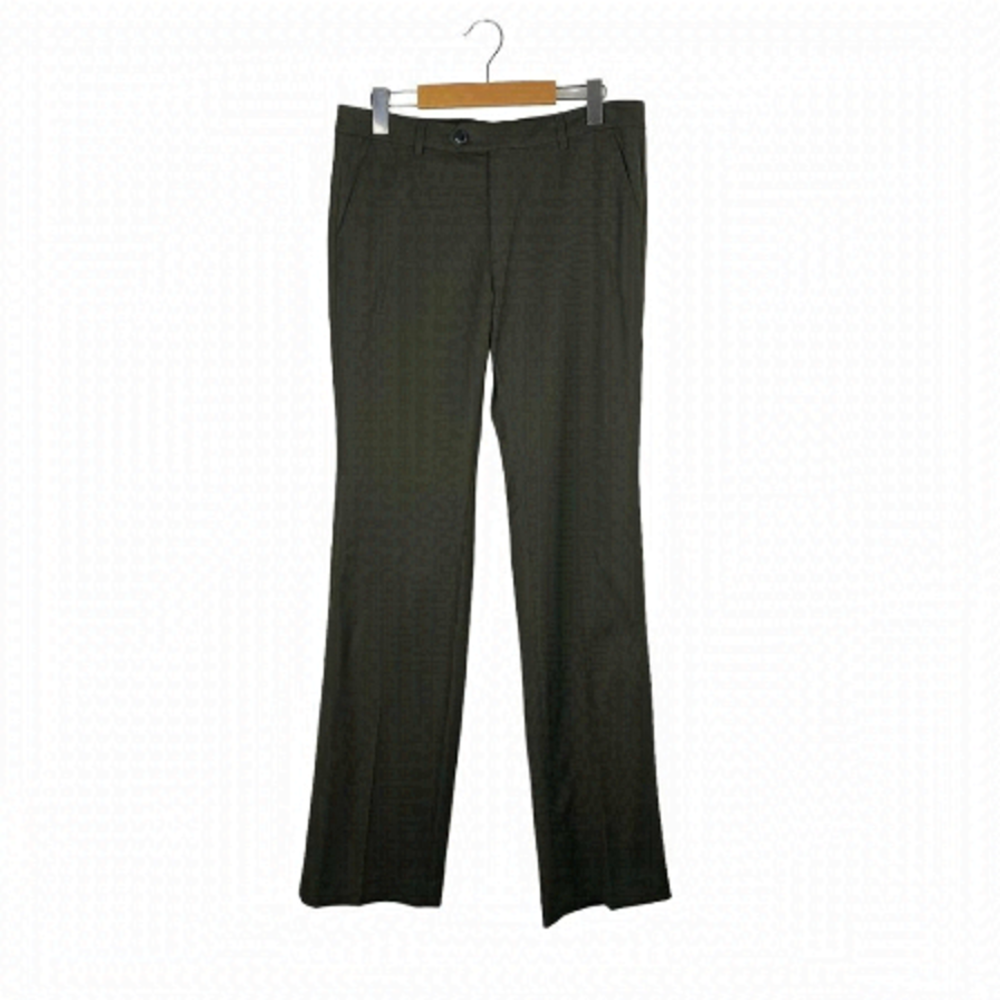 Flippa K Women's Pine Green Wool Blend Lily Slacks Sz M